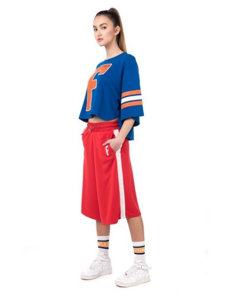 FRANKLIN&MARSHALL FLEECE PANTS UNI UNI LONG FIRE RED