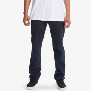 Dc Shoes Calças Worker Straight Chino Pant Navy Blazer