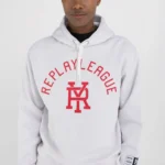 Replay Hoodie Sweatshirt Replay League off White