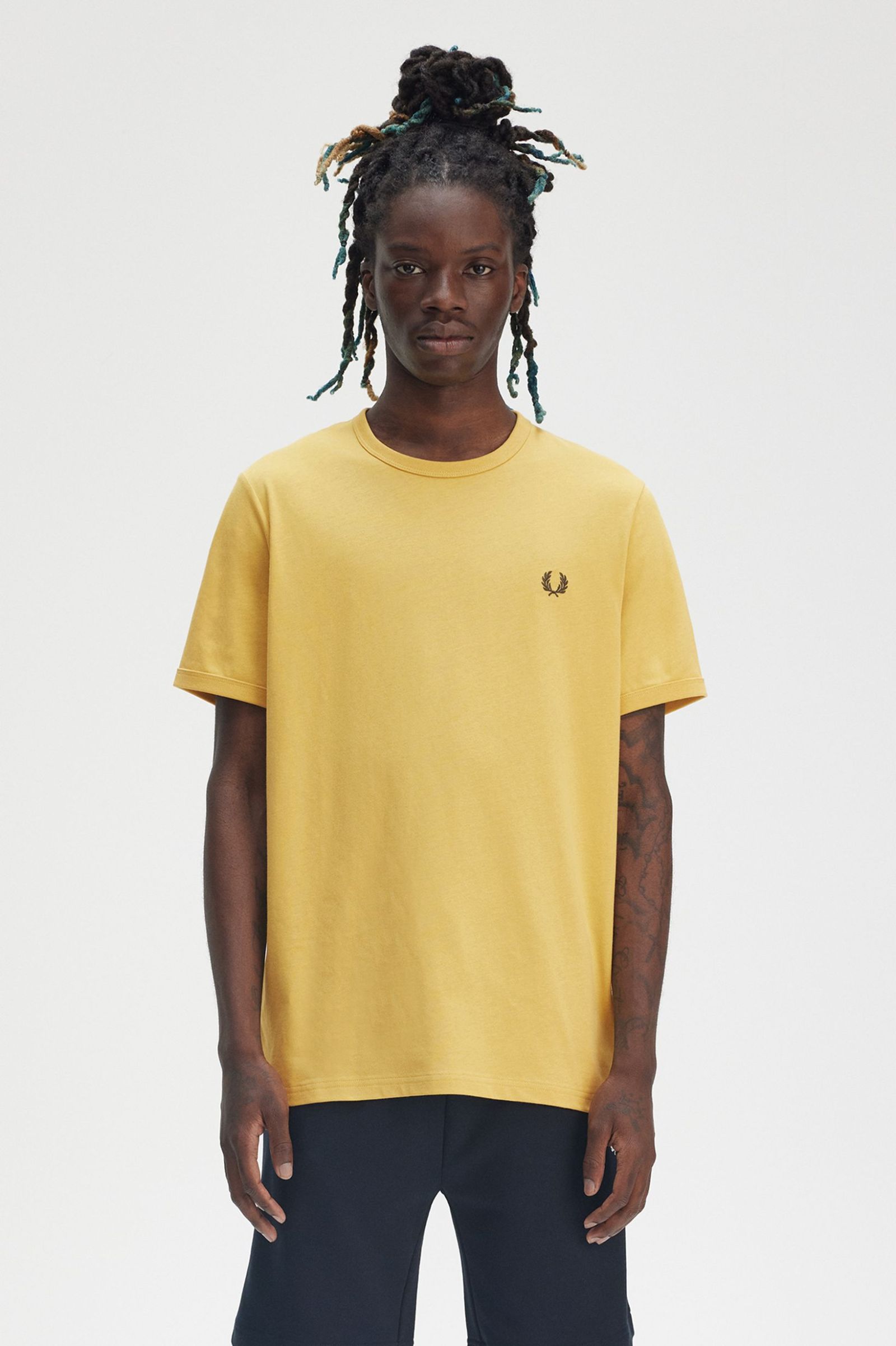 Fred Perry Ringer T-Shirt Honeycomb
