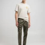 Replay Twill Cargo Trousers Pistachio