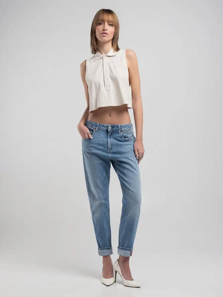 Replay Marty Boy Fit Jeans Indigo Denim