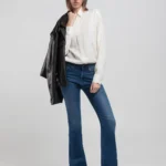 Replay Joella Flared Jeans Medium Blue