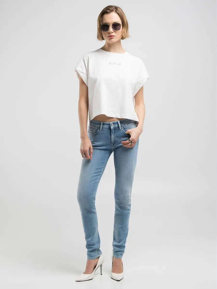 Replay New Luz Skinny Fit Jeans Light Blue