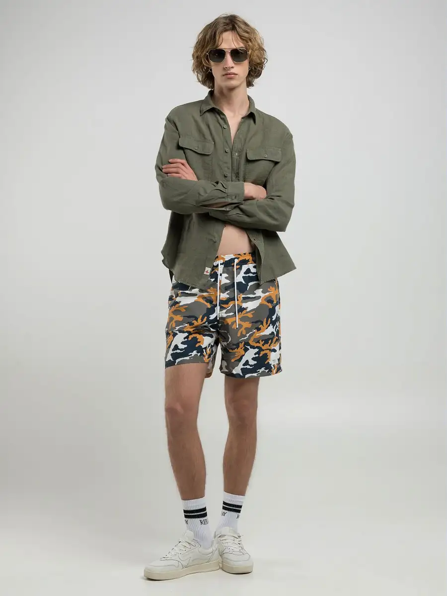 Replay Camouflage Swim Shorts