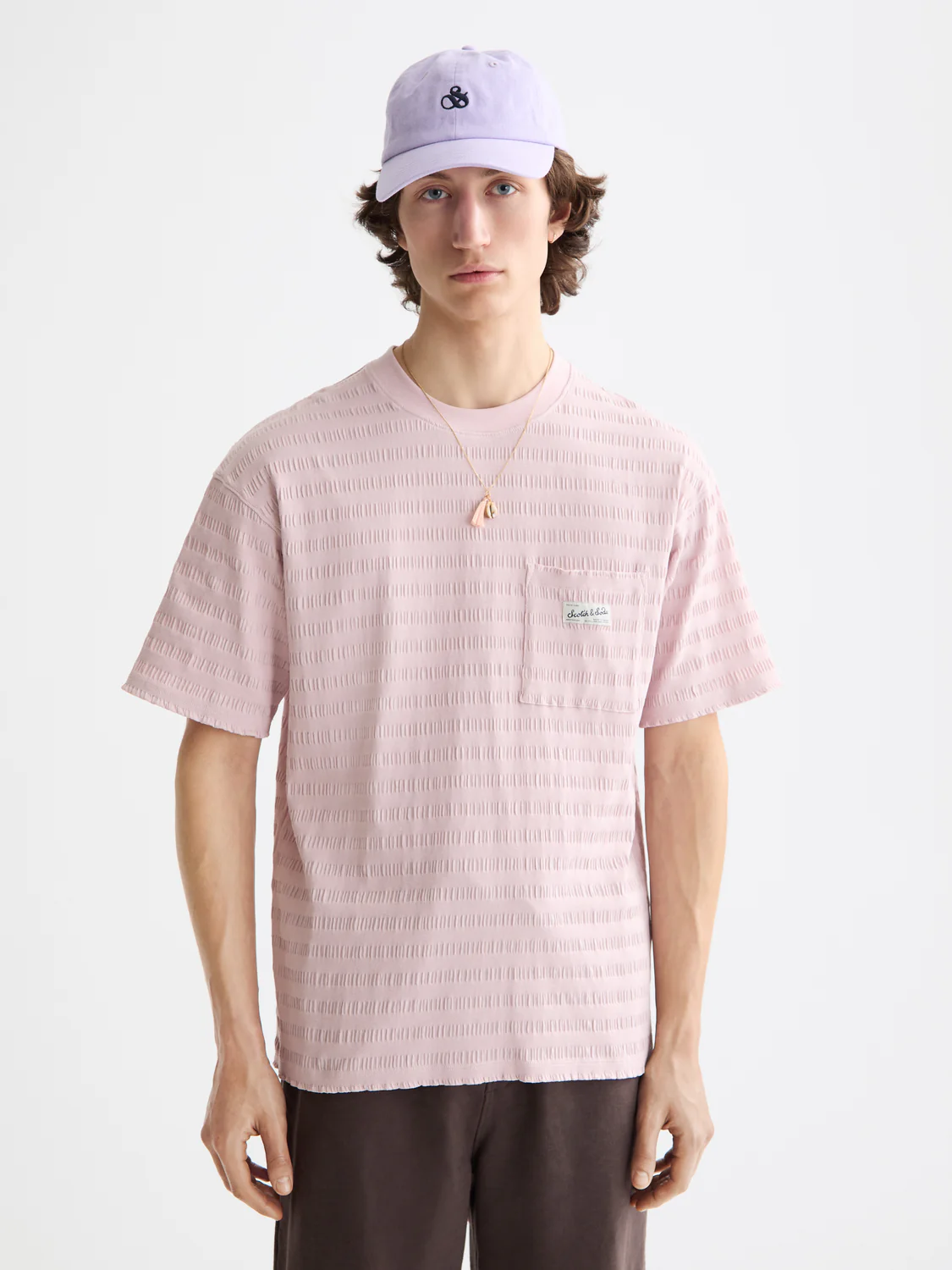 Scotch&Soda T-Shirt Algodão/Elastano Burnis
