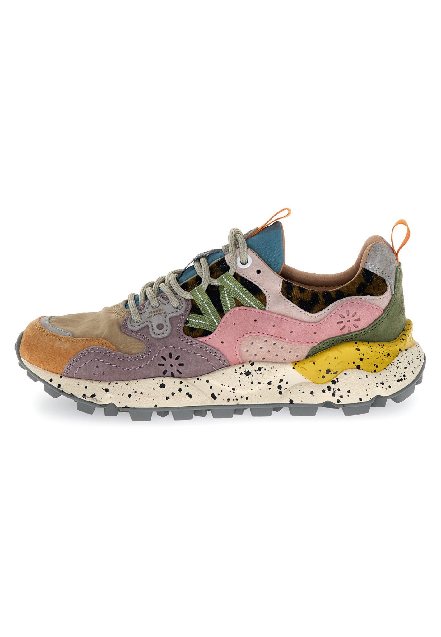 Flower Mountain Yamano 3 Women Suede/Nylon/Kni Light Mustard-Grey-Cipria