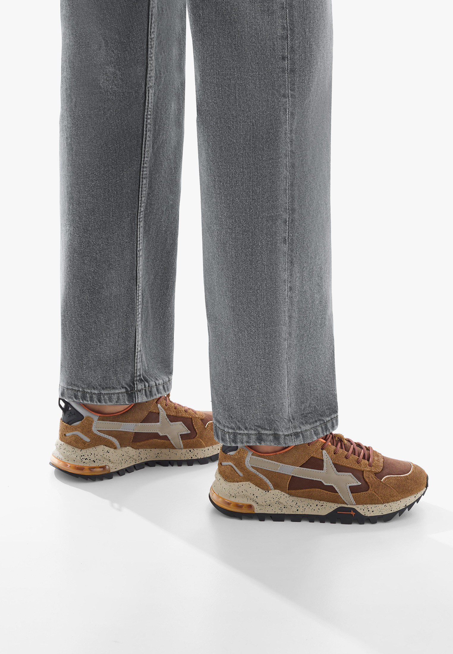 Just Say Wizz Breeze 3-M Suede Hairy/Vintage Brown-Dark Brown