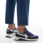 Just Say Wizz Yak-M Suede/Fabric/Triangle Sole Navy-Powder