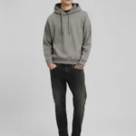 Replay Cotton-Blend Hoody Dark Grey