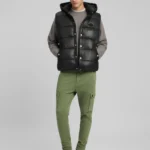 Replay Padded Hooded Vest Black