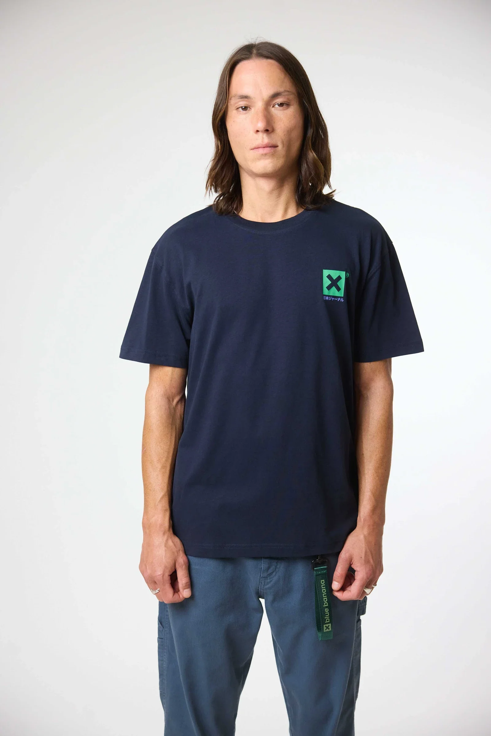 blue banana Ontake Tee Navy