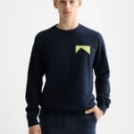 Scotch&Soda Sweatshirt Cotton Soft Sky Ca