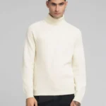 Replay Polo-Neck Pullover Natural Rop