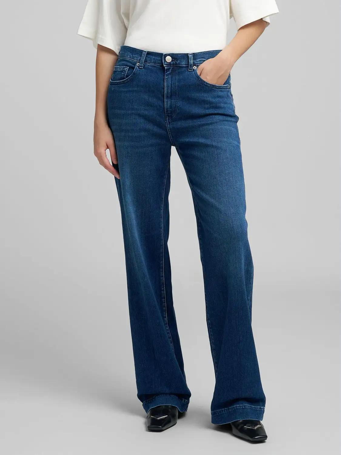Replay Melja Relaxed - Fit Jeans Dark Blue