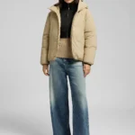 Replay Reversible Padded Jacket Stone Ivory