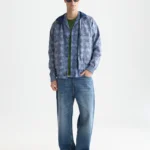 Scotch&Soda Reversible Printed Jacket Pageant Blue