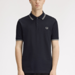 Fred Perry Twin Tipped  Shirt Navy/Seagrass