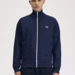 Fred Perry Taped Track Jacket Carbon Blue