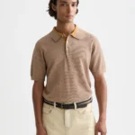 Scotch&Soda Structured Knitted Regular-Fit Polo Amphora