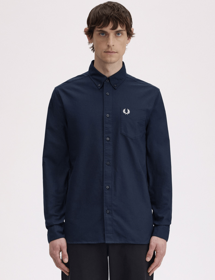 Fred Perry Oxford Shirt Navy