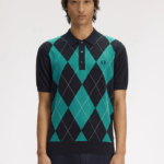 Fred Perry Argile Knitted Shirt Black