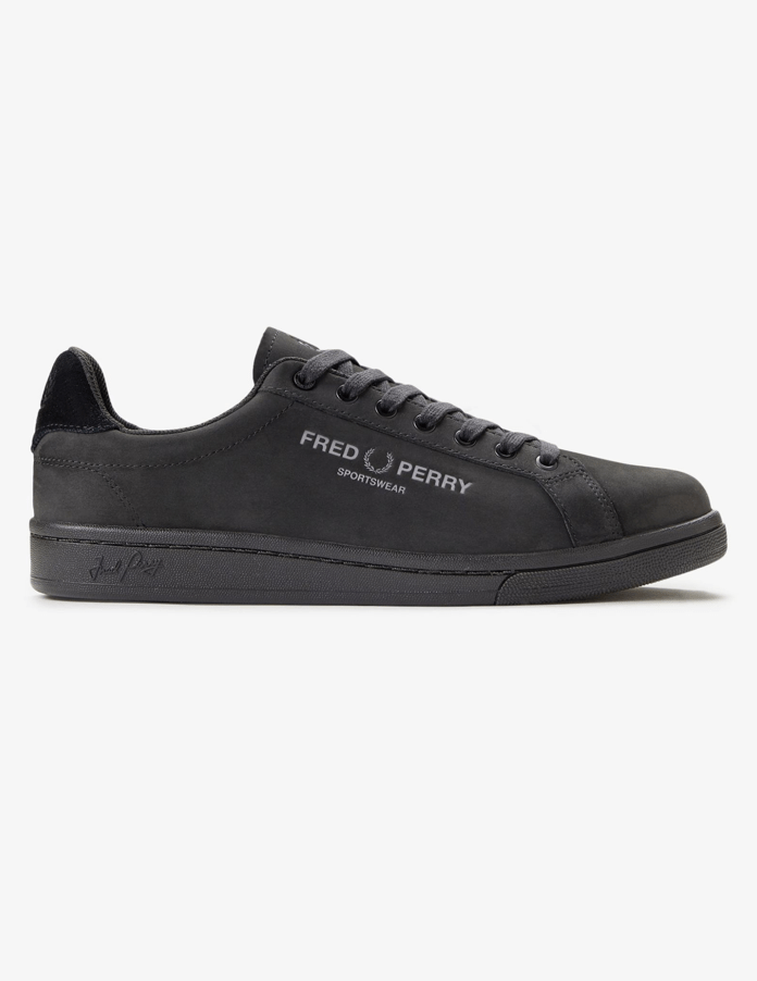 Fred Perry B721 Nubuck/Branded 220/Black