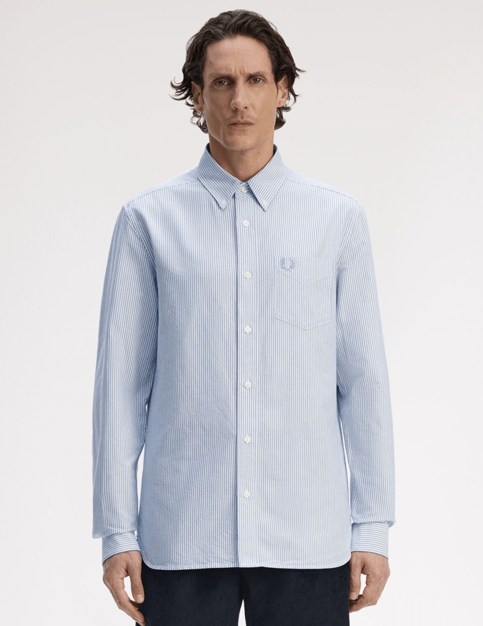 Fred Perry Oxford Stripe Blue/White
