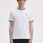 Fred Perry Twin Tipped T-Shirt White