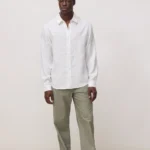 blue banana Core Linen Shirt White