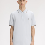 Fred Perry Twin Tipped Shirt Dskbl/Ecru/Lwgrn