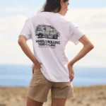 blue banana Drive Tee White