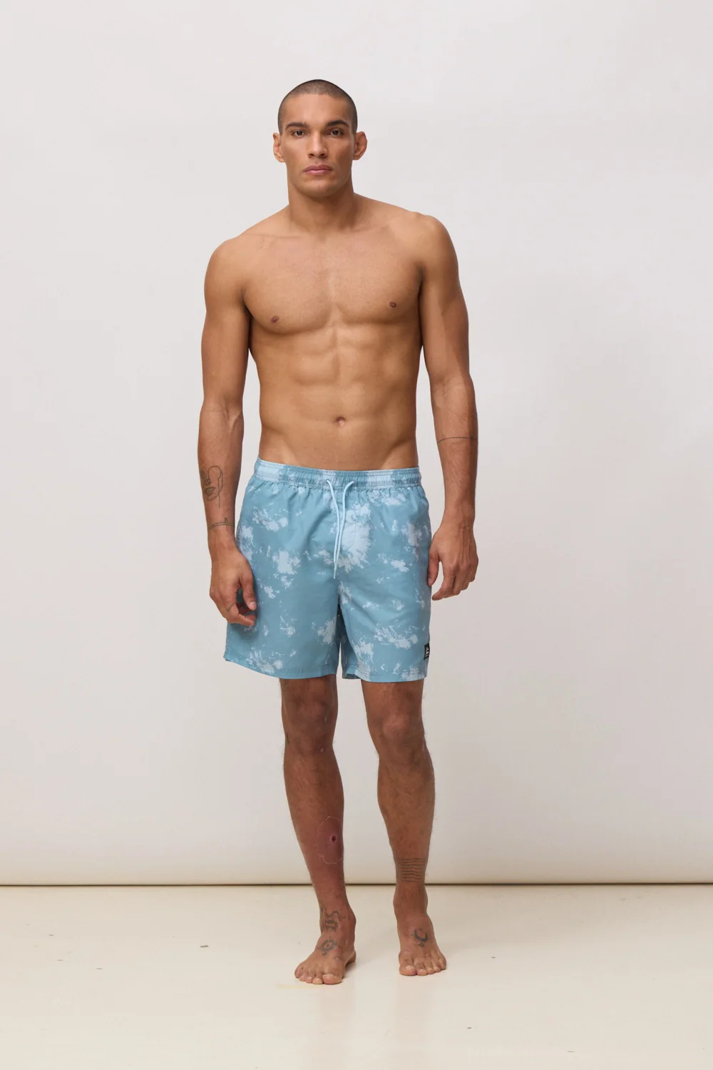 blue banana Fade Swimming Trunks Sage