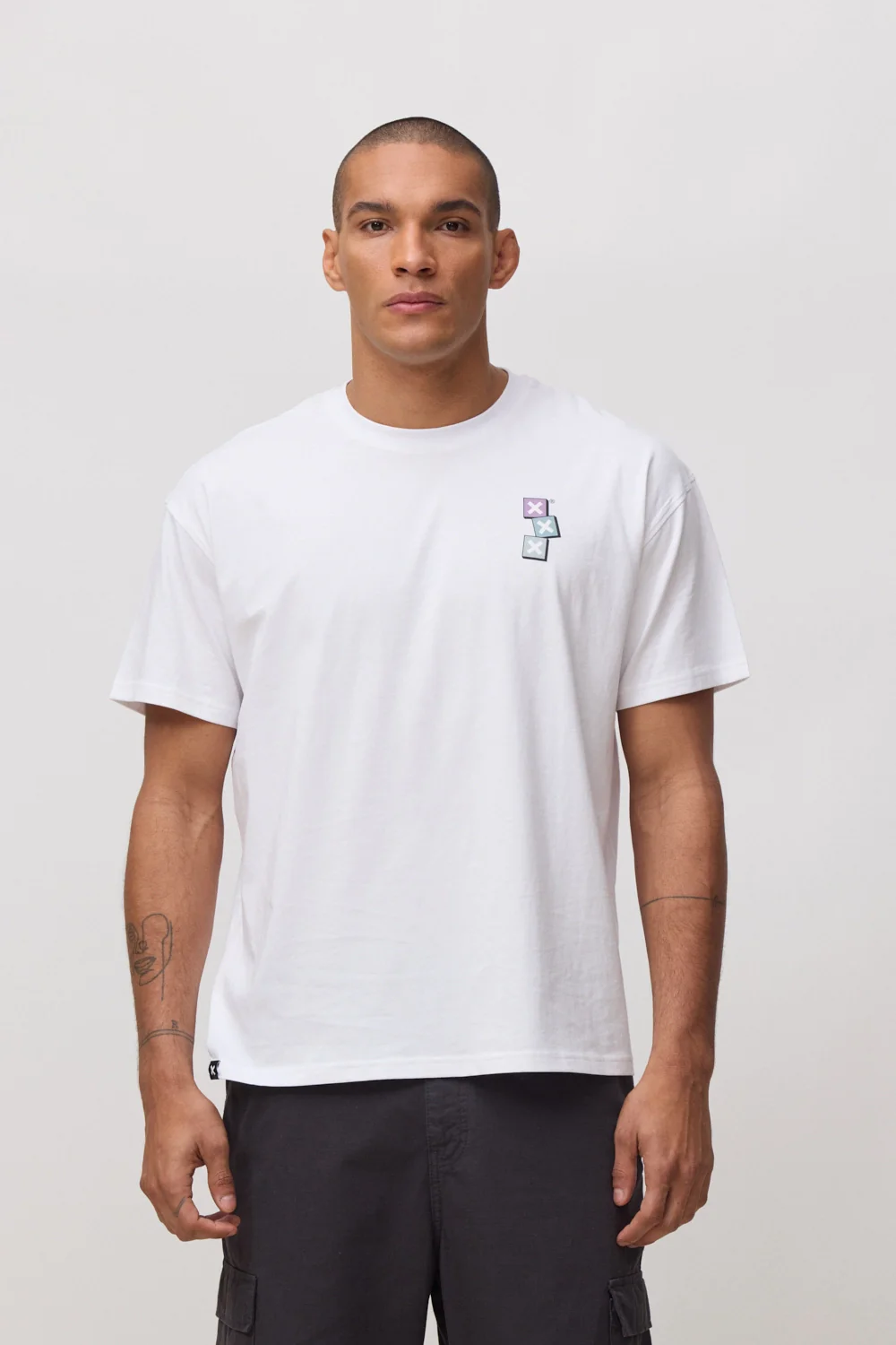 blue banana Goods Tee White
