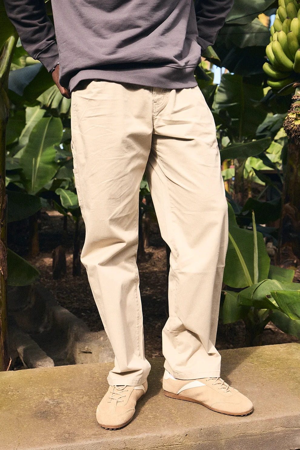 blue banana Matt Straight Pant Beige