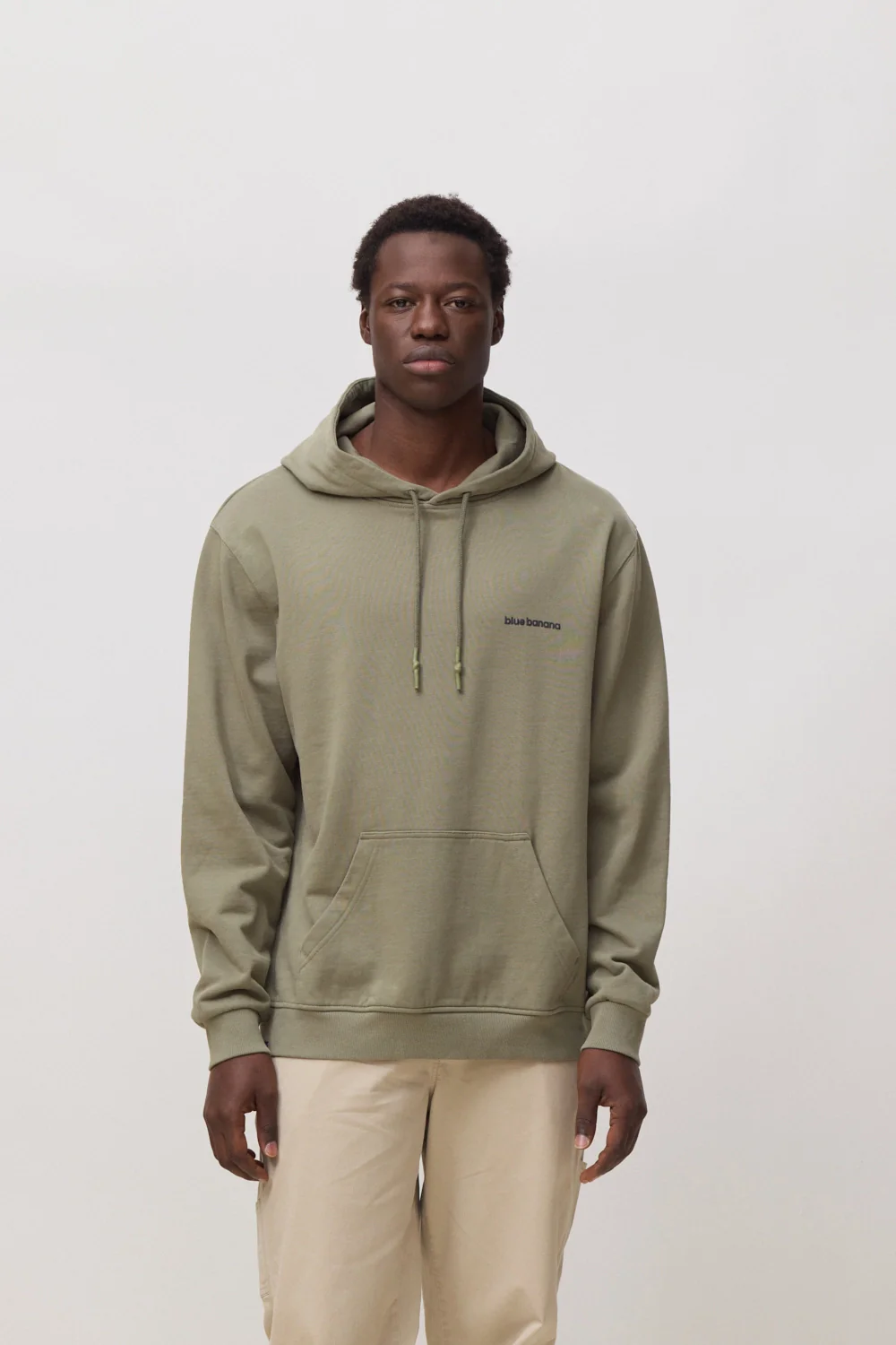 blue banana Reef Hoodie Olive Green