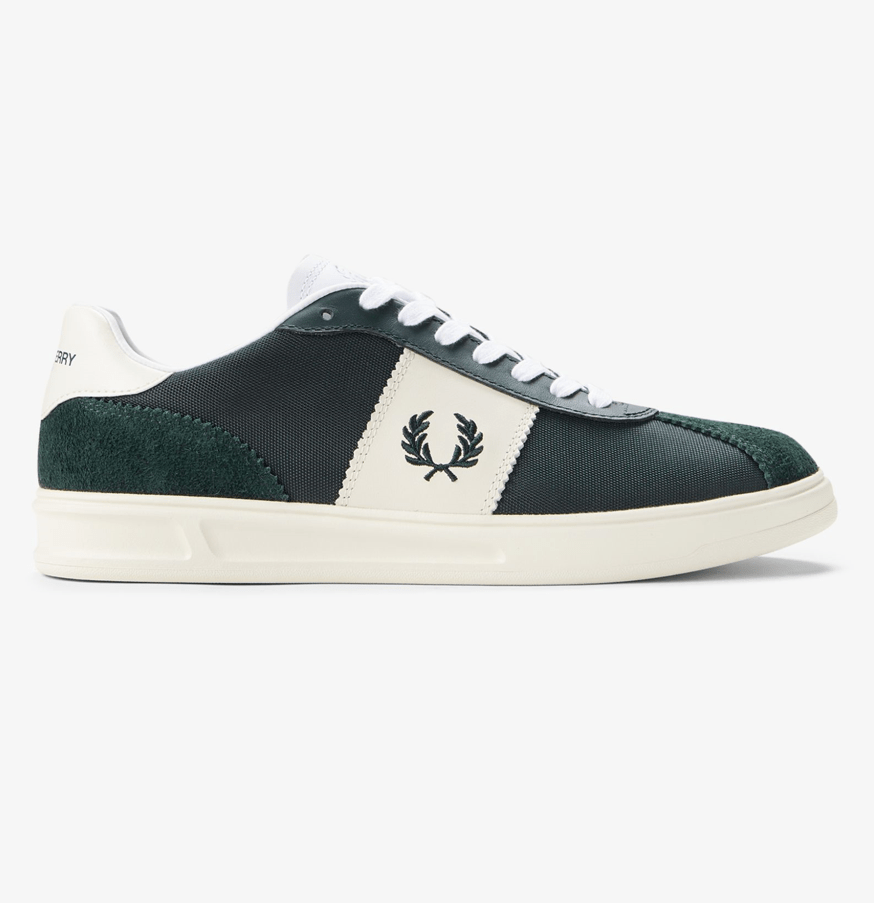 Fred Perry B4 Textured Poly/Suede 30A/Grassroots