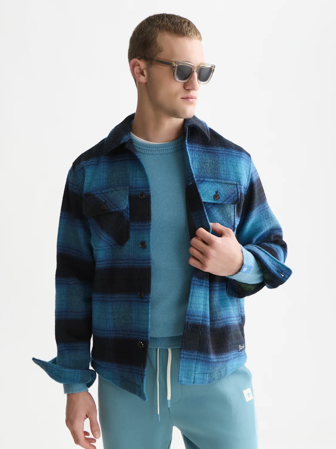 Scotch&Soda Checked Overshirt Sky Captain Check